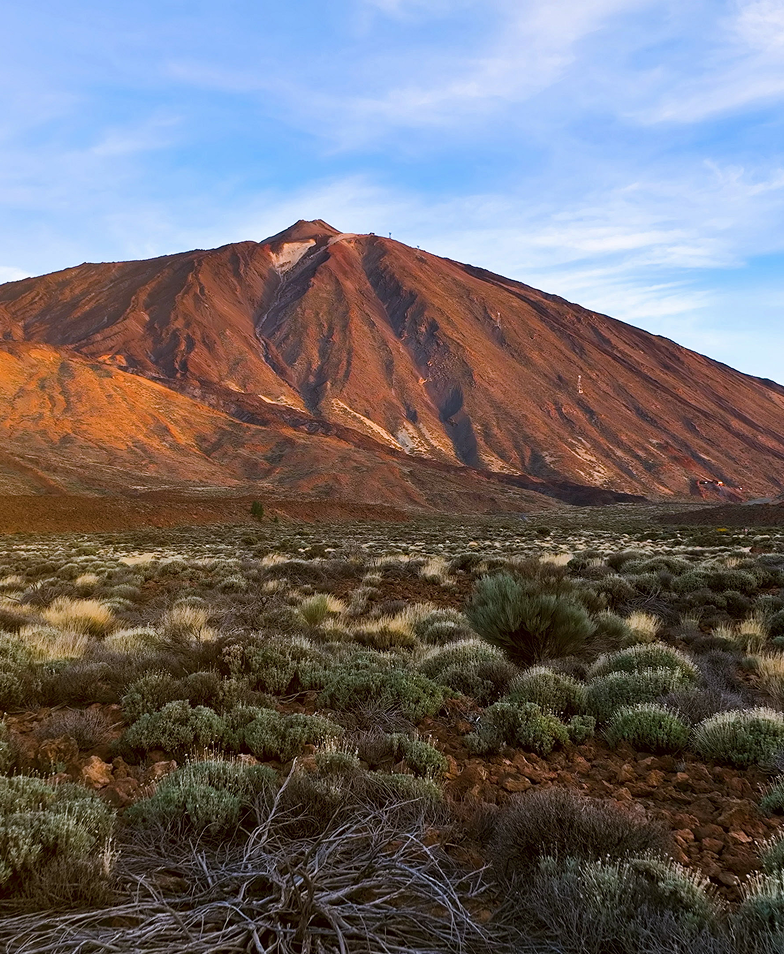 Mount Teide volcano, Tenerife, volcanic landscape.